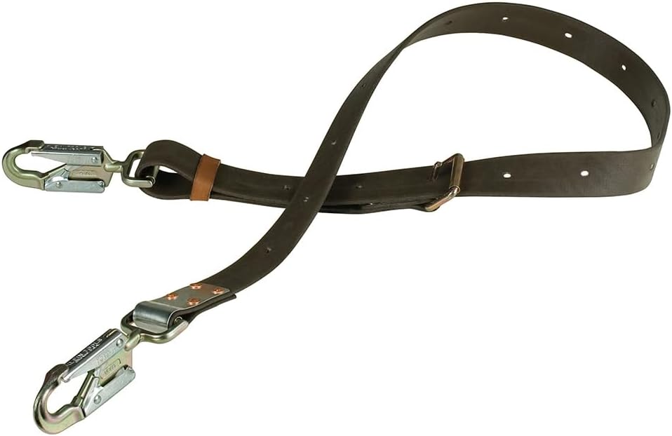 Klein Tools KG5295-6L Positioning Strap with 6-1/2-Inch Snap Hook, 6-Foot Long