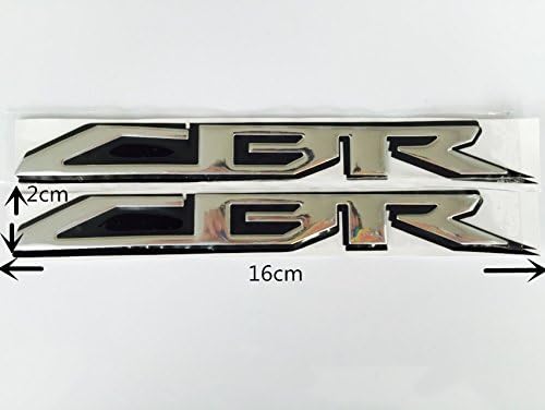 Decal Story 3D Emblem Sticker Decal Silver Raise Up Polish Gloss for Honda CBR 600 1000 500 250 RR