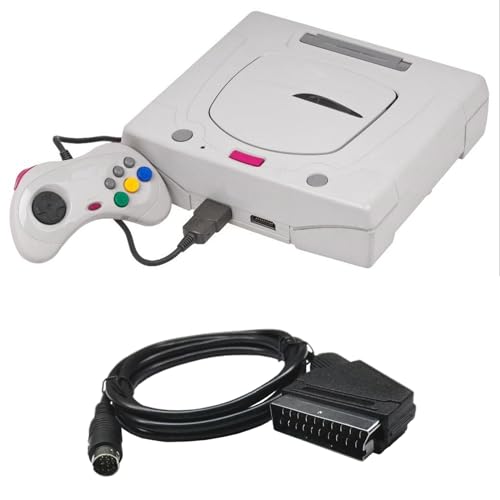 Image of 1.8 Meters Real RGB AV Scart Cable TV Lead Compatible with Sega Saturn