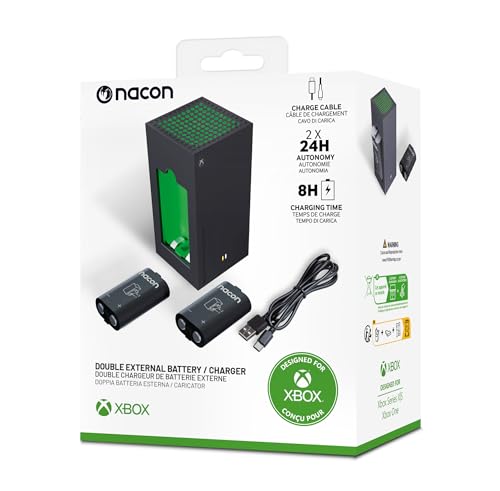 Pack Cargador Nacon con Dos Baterías Externas para Mando Xbox 2