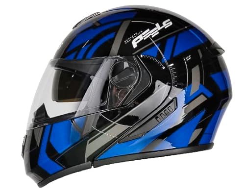Capacete Articulável Moto Peels U-RB2 Dynamic Preto e azul 60