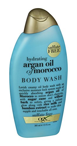 Ogx Body Wash Morocco Argan Oil 13 Ounce (Hydrating) (384ml) (3 Pack)