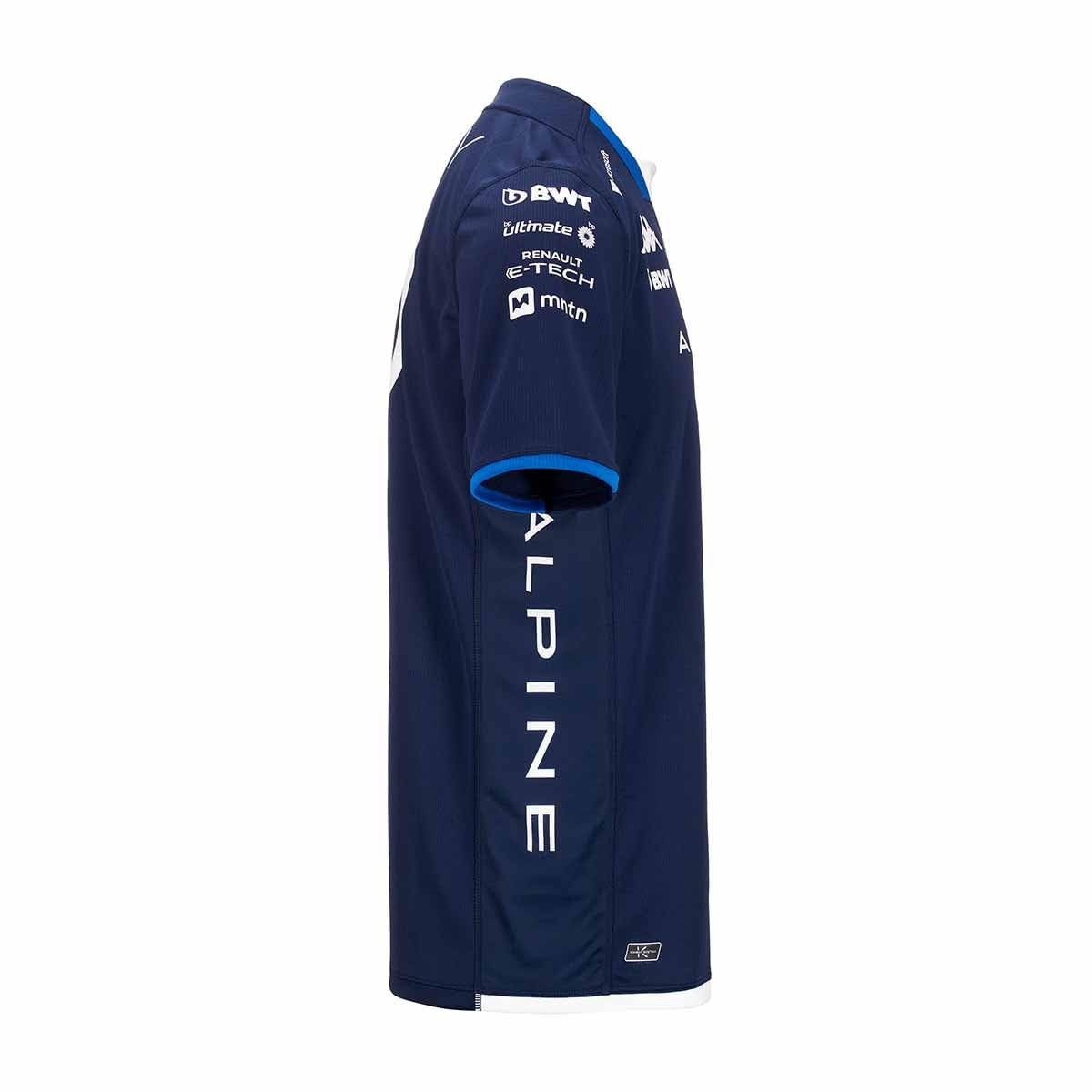 Kappa Kombat 2024 UK Gasly Alpine F1 T-shirt unisexe pour adulte