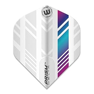 WINMAU Prism Delta Weiße Dart-Flights (3 Stück)