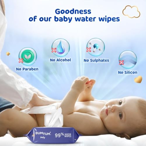 Bumtum Store Bumtum Baby Gentle 99% Pack of 6 x 72 Pieces (432 total) - Image 3