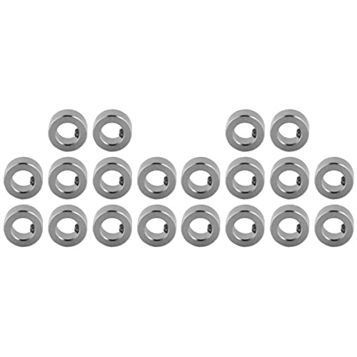 ULTECHNOVO 20pcs Stainless Steel Lock Collar Lead Screw for Printer Printer Lock Rings Accessories