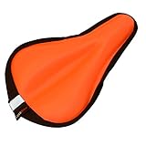 LuxoBike Gel Bike Seat Cover – Extra Soft Gel Bicycle Seat – Bike Saddle Cushion with Water&Dust Resistant Cover – Great for Indoor and Outdoor Cycling, Spin Class, Exercise Bike and Stationary Cycle