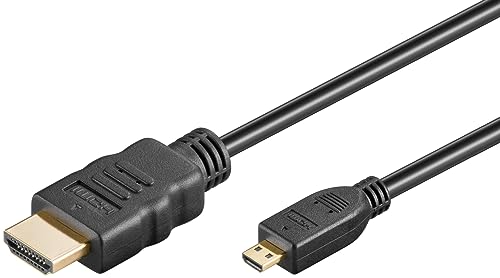 goobay Cable Micro HDMI a HDMI 2.1 Cable HDMI de Ultra Alta Velocidad 8K a 60 Hz, 4K a 120 Hz a 48...