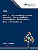  Effect of Composted Municipal Waste on Infection of Citrus by Phytophthora Nicotianae and the Infection of Citrus Roots by Phytophthora Spp