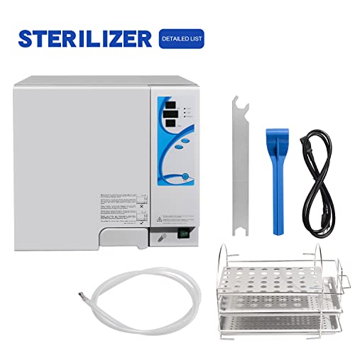 Global Dental 18L Lab Autoclave High Pressure Vacuum Steam Mini330 Thermal Stainless Steel #TOP5