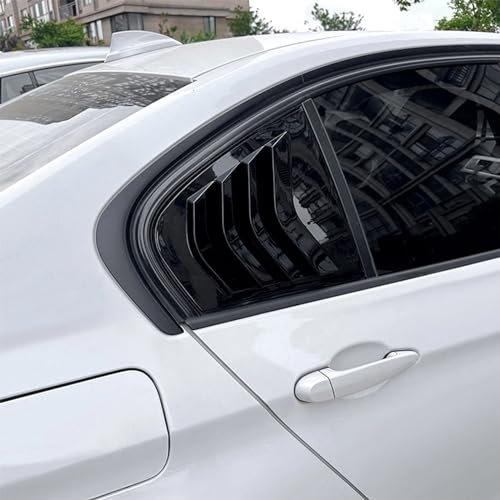 Persiennes de fenêtre latérale arrière pour Tesla Model Y de 2019 à 2023 noir mat