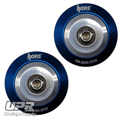 HANS AK113111B Helmet Anchor Attachment - PRO Post Anchor - SAH Series - Blue