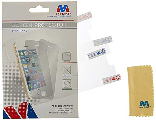 Mybat Samgniilcdscprtw Lcd Screen Protector For Samsung Galaxy Note Ii T889/I605/N7100 - Retail Packaging - Twin Pack #TOP2