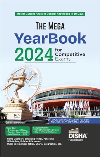 The Mega Yearbook 2024 for Competitive Exams - 9th Edition | General ...