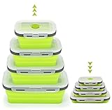 Ideale Lebensmittelaufbewahrung - Perfekt für die Aufbewahrung von Lebensmitteln im Innenbereich, Outdoor-Aktivitäten, wie Arbeit, Camping, Wandern, Reisen und mehr. Einfach zu montieren und zu tragen, es ist der beste Mittagessen Partner für Kinder, aber auch ideal für Erwachsene, um gesunde Essgewohnheiten zu entwickeln und ideale Wahl als Geschenk.