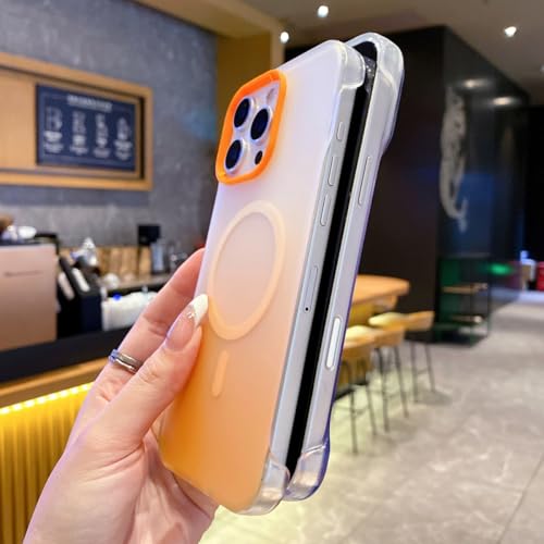 Coque magnétique premium iPhone 14 Pro Max mate verte sans cadre