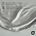 DOZ Sheet Set, 100% Viscose derived from Bamboo, Organically Grown, Buttery Soft, Cooling Sheets, High GSM, Deep Pockets - 3 Piece - 2 Pillowcases 1 Fitted Sheet (Dove, Queen)