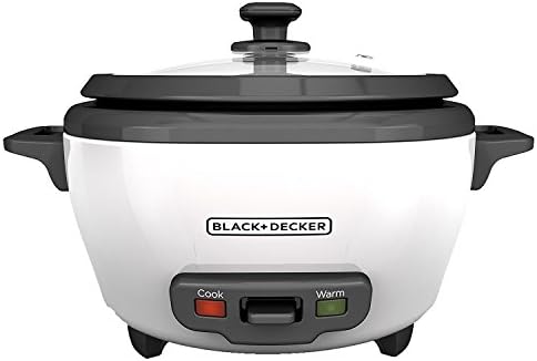 BLACK+DECKER 6-Cup Rice Cooker with Steaming Basket