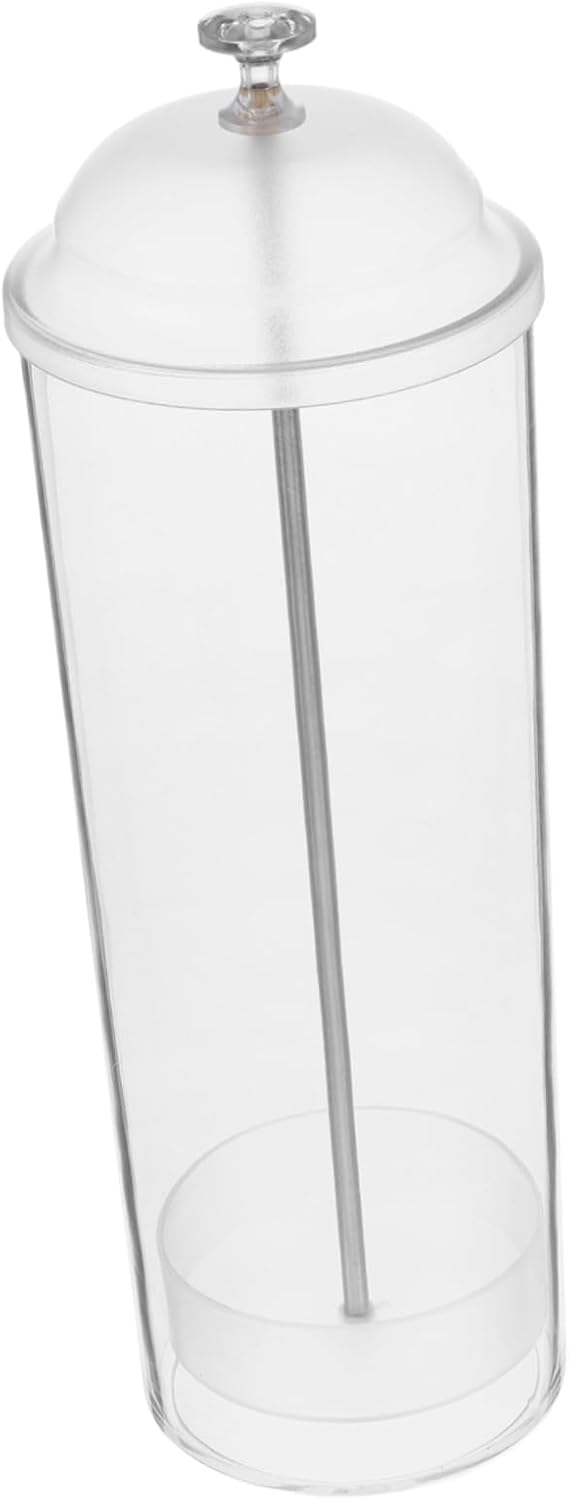 Plastic Straw Dispenser with Lid for Bubble Tea Shops