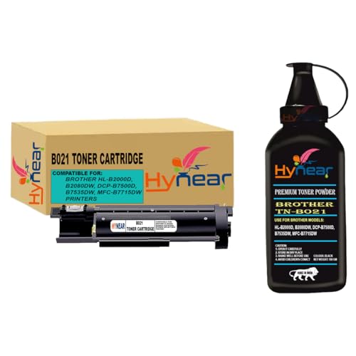Image of TN B021 Toner Cartridge with Powder for Brother HL-B2000D, HL-B2080DW, DCP-B7500D, DCP-B7535DW, MFC-B7715DW Printers (Toner Cartridge + Powder 1)
