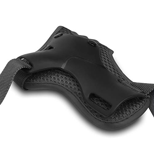 Kids Professional Protective Gear, Knee Pads Elbow Pads Wrists Palm Safety Guard Sets with Adjustable Strap Equipment Protector for Skate Cycling Rollerblading Bike Scooter