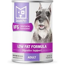 SquarePet VFS Low Fat Formula Dog Food, 13oz Can, Case of 12, Digestive Support, Made with Wild-Caught Whitefish