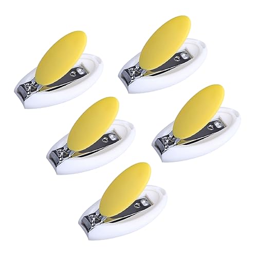 LIOOBO Cartoon Nail Cutters 5pcs Baby Nail Trimmer Safe and Durable for Newborns Random Color