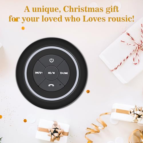 HAISSKY Bluetooth Shower Speakers, Portable Wireless Speaker with Suction Cup, IP67 Waterproof Speaker Pairs Easily to Phones, Tablets, Computer, Gift for Men & Women - image 7