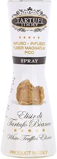 Tartufi Jimmy Elixir White Truffle Infused Sunflower Seed Oil Spray [ Seasoning, Marinades, Drizzle, Aromatic Flavor] Net Wt : 1.35 fl.oz/40ml