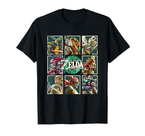 The Legend of Zelda Tears of The Kingdom Character Box Up T-Shirt