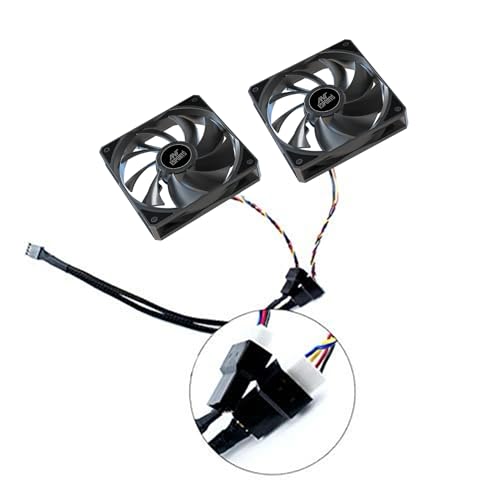 Ant Esports Darkflow 120mm 3 IN 1 Case Fan Kit - Black, High Static Pressure, PWM Control, 1800 RPM, 73.6 CFM Airflow 10 41fWeoYUrbL