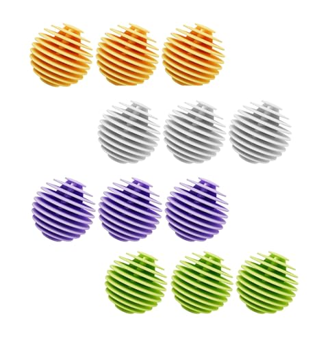 12 Pcs Wash Ball,Reusable Silicone Soft Washing Balls,Laundry Agitator Washing Balls