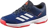 adidas Unisex-Kinder Court Stabil Handballschuhe, Mehrfarbig (Tinmis/Ftwbla/Azuosc 000), 35 EU