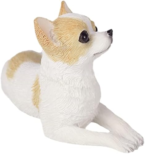 Miniatura 6 de TALKLEK 1 Pieza Figurilla de Chihuahua de Resina Mini de 2 pulgadas Regalos, Mini Regalos Conmemorativos para Perros, Figurillas de Perro,