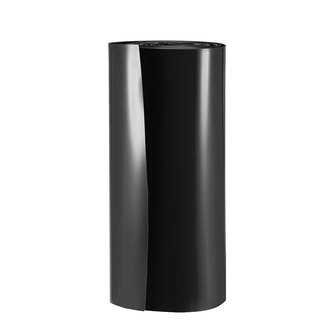 uxcell Battery Wrap, 220mm Flat Width 140mm Dia 3 Meters PVC Heat Shrink Tube Wraps for Big Battery Pack Black