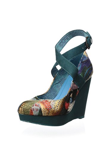 Desigual Chaussures Compensées, bleu, 39 EU