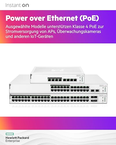 HPE Networking Instant On 1830 24G 12p Class4 PoE 2SFP JL813A - vue 9