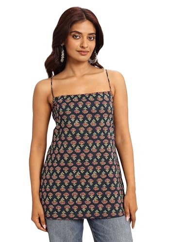 Image of Libas Printed Cotton Straight Kurti for Women Suit