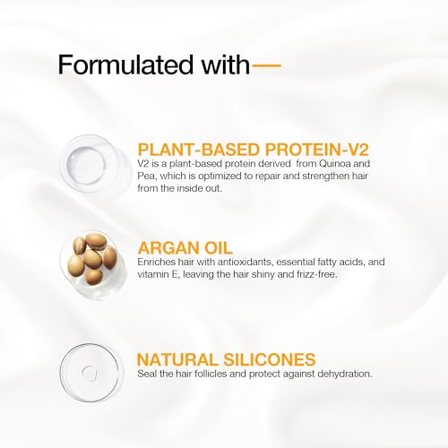 GK HAIR Global Keratin Sérum capillaire antifrisottis à l'huile d'argan 100% biologique 50ml Lissage renforçant et Protection contre la chaleur Shine Frizz Control Dry Damage Hair Repair – vue 7