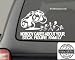 Monster Truck Decal Nobody cares about YOUR STICK FIGURE FAMILY Funny Vinyl Sticker 8"x5"