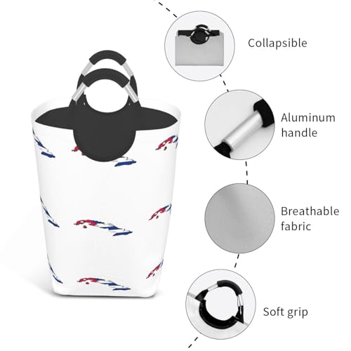 Sac à linge pliable autoportant Cuba grand format