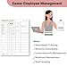 Premium Quality Employee in and Out Tracker Board - Dry Erase – Real-Time Attendance, Return Time & PTO Tracking – Flexible Office & Staff Schedule for Daily Operations (Adhesive Back)