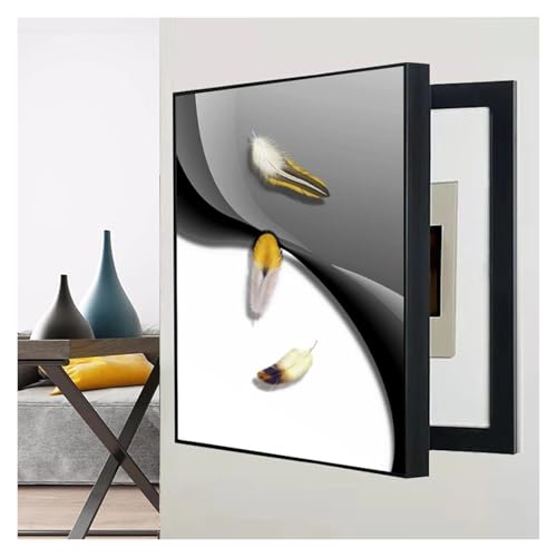Decorative Electric Panel Cover - Stylish Circuit Breaker Box & Fuse Box Cabinet - Picture Frame Design for Home & Office - Unique Wall Art Decoration