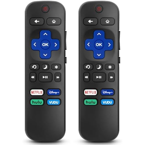 Remote Control for Hisense-TCL-Onn-Sharp-Philips-Westinghouse-Insignia-Element Roku TV Remote Replacement