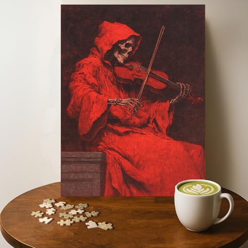 Casse-tête bois Violoniste squelette 500 pièces, 20 x 15 po