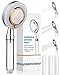 Duschkopf Regendusche mit 3 PP Filter, Duschbrause Handbrause 3 Modi Brausekopf für mehr Wasserdruck Universal Regenduschkopf Wassersparender Hochdruck Duschköpfe shower head für Baden
