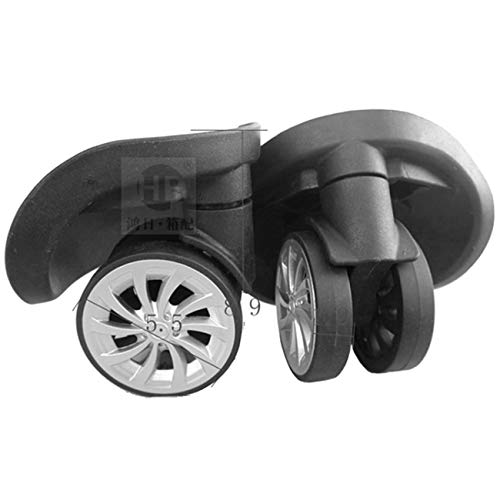 Luggage Wheel,Luggage Suitcase Wheels, 360 Degree Swivel Luggage Mute Wheel Suitcase Replacement Repair Wheels Parts Spinner (A77#)