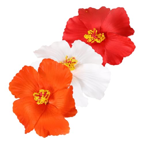 Pince à cheveux fleur en tissu délicat et finitions soignées | 3 Pcs