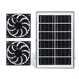 Risveglio Kit ventilatore solare resistente alle intemperie da 6,5 W con pannello monocris...