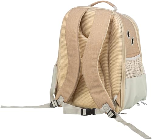 TRIXIE Hunde-Rucksack Willow - Hunderucksack bis 7kg - Rucksack für Hunde, integrierte Kurzleine und gepolsterte Rückenpartie für hohen 28831